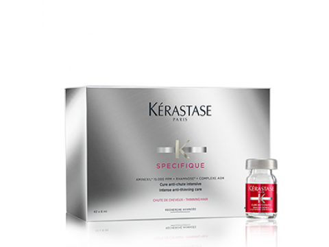 Kerastase specifique cure anti-chute intensive priežiūros priemonė nuo plaukų slinkimo (6 ml x 10 vnt)